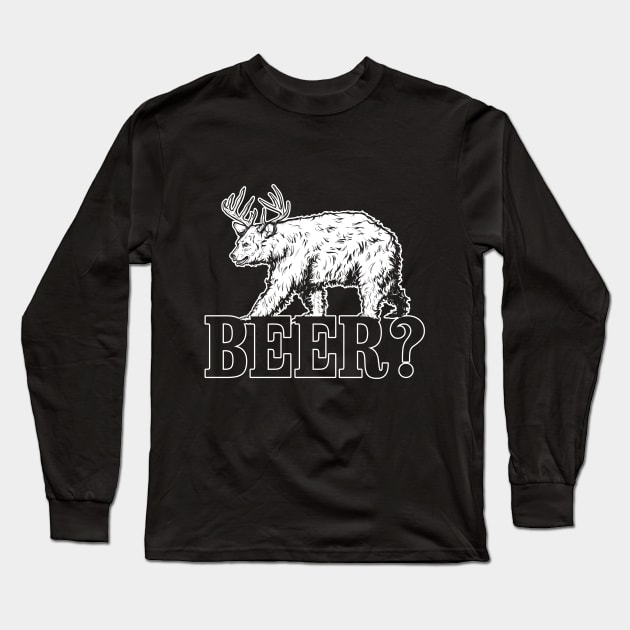 Beer? Long Sleeve T-Shirt by AlchemyStudio